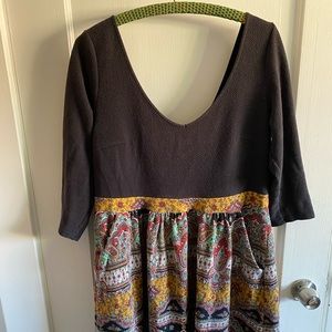 Maeve Dress with beautiful patterned skirt